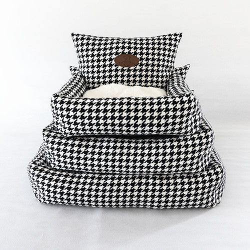 KFX-1911357 Houndstooth Cat Sofa Bed with Removable Washable Cover, Available in Three Sizes
