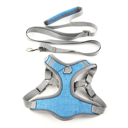 KFX-1982397 Adjustable Vest-style Leash for Cats and Dogs - Available in Multiple Colors and Sizes