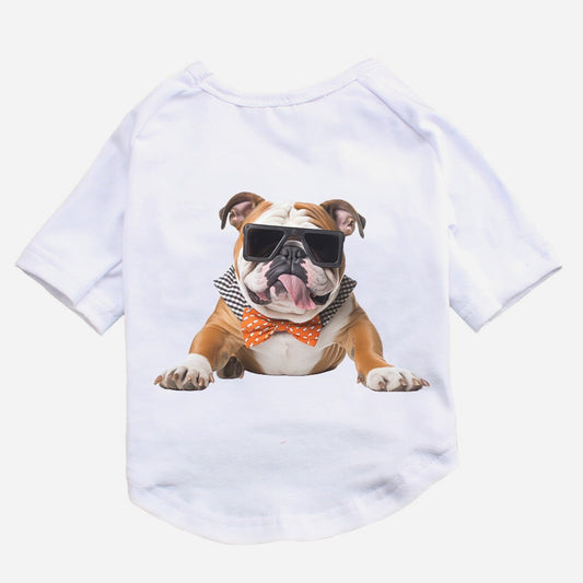 KFX-1992893 Cotton Short Sleeve Dog T-Shirt in Multiple Colors and Sizes