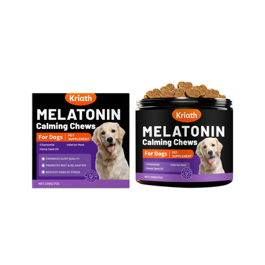 KFX-1994173 Dog Melatonin Support Soft Chews for Relaxation and Sleep Aid