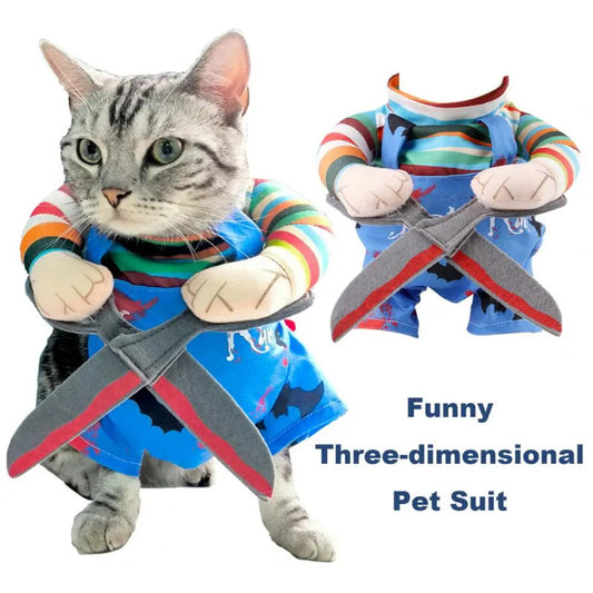 KFX-2001469 Adjustable Scissor Hand Cat and Dog Costume for Halloween and Christmas Events