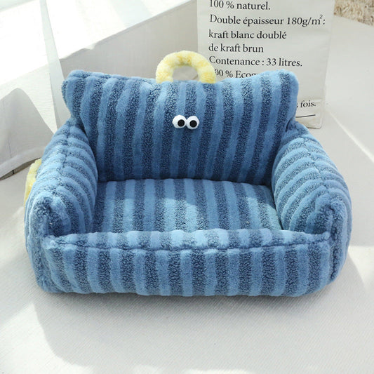 KFX-2003901 Cozy Big Eye Dog Sofa Nest in Multiple Colors and Sizes