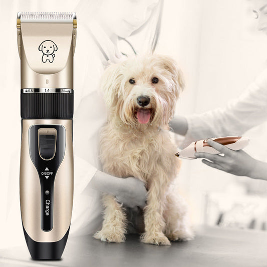 KFX-2005437 Electric Dog Grooming Clippers with Titanium Ceramic Blade and Lithium Battery