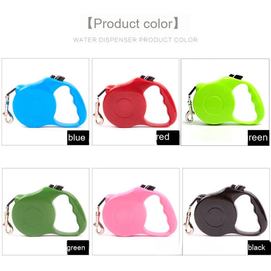 KFX-2036413 Automatic Retractable Dog Leash with Hand-Holding Rope in Various Colors