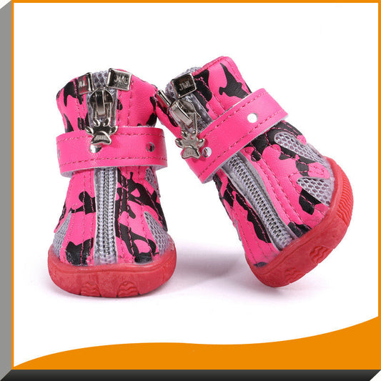 KFX-2039229 Breathable Casual Net Shoes for All - Durable Synthetic Leather with Reflective Details