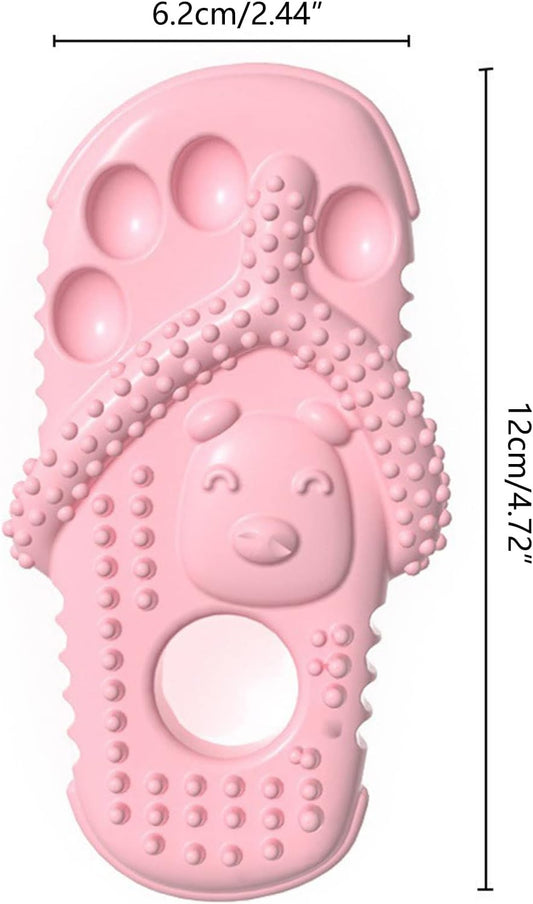 KFX-2039869 Durable Chew Toy for Small Dogs and Puppies - Dental Training Toy to Reduce Plaque and Gums Bleeding, 12x6.2cm