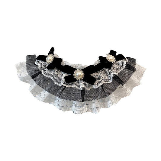 KFX-2039997 Pet Bow Tie and Drool Towel Cat Bib Collar - Multiple Sizes Available
