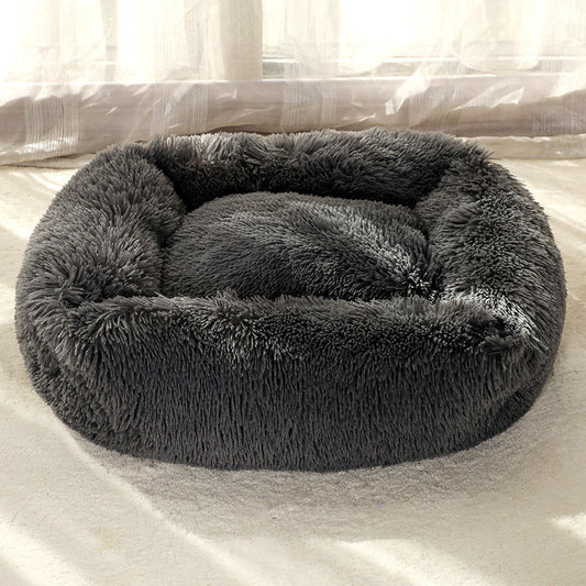 KFX-2057917 Cozy Winter Plush Pet Nest Mat in Various Colors and Sizes