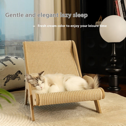 KFX-2059837 Sisal Cat Nest Area with Multi-Layer Board Cushion for Comfortable Relaxation