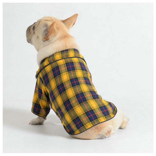 KFX-2065981 Casual Cotton Pet Shirt for Small Dogs - Multiple Sizes Available