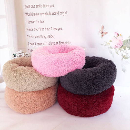 KFX-2084925 Round Longhair Cat Litter - Various Sizes Available in Blue Cloth Material