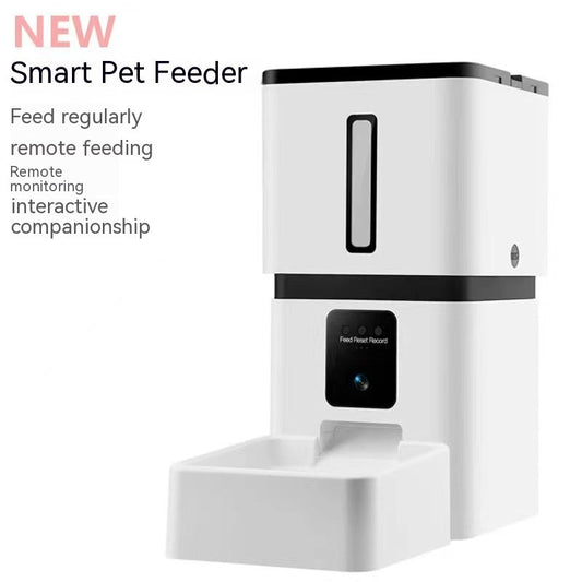 KFX-2090429 Automatic Wi-Fi Cat and Dog Feeder with 8L Capacity and Timer Function