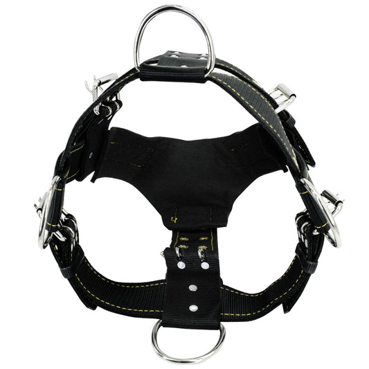 KFX-2107197 Adjustable Black Dog Training Suit - Durable Nylon Material, Sizes M & L Available