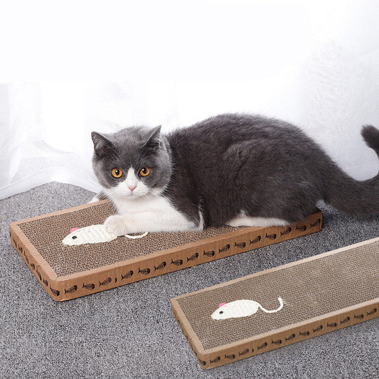KFX-2125373 Large and Small Sisal Cat Scratching Board - Flat Design for Comfortable Use