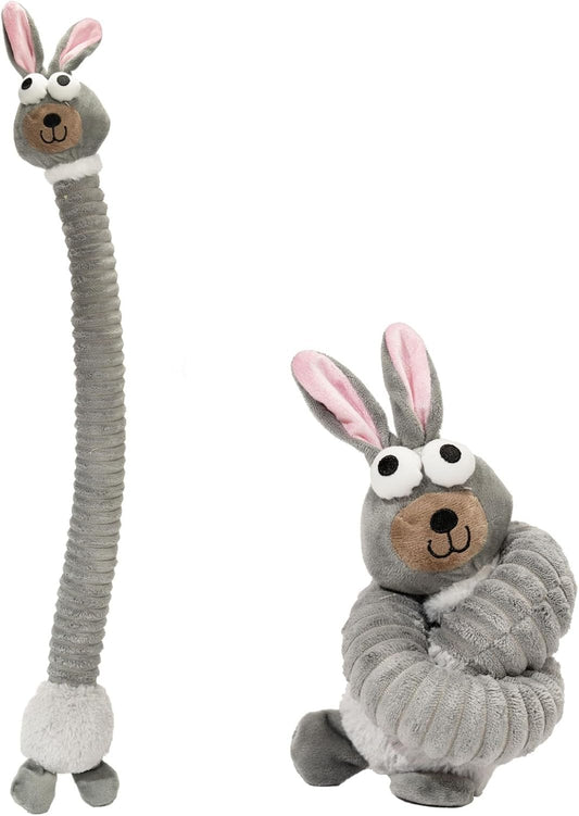 KFX-2153661 Plush Squeaky Crinkle Dog Toys for Puppies and Medium Dogs - Chew and Teething Playtime Activity