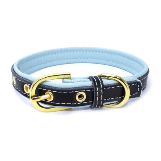 KFX-2154173 Adjustable Leather Pet Collar in Multiple Colors and Sizes