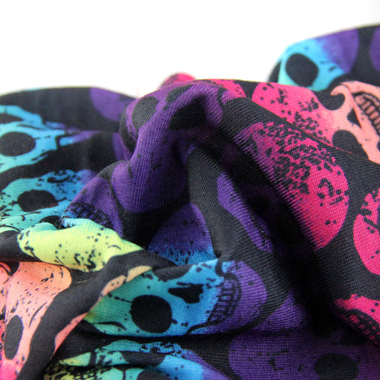 KFX-2191293 Skull Print Cotton T-Shirt Vest for Small to Extra Large Dogs
