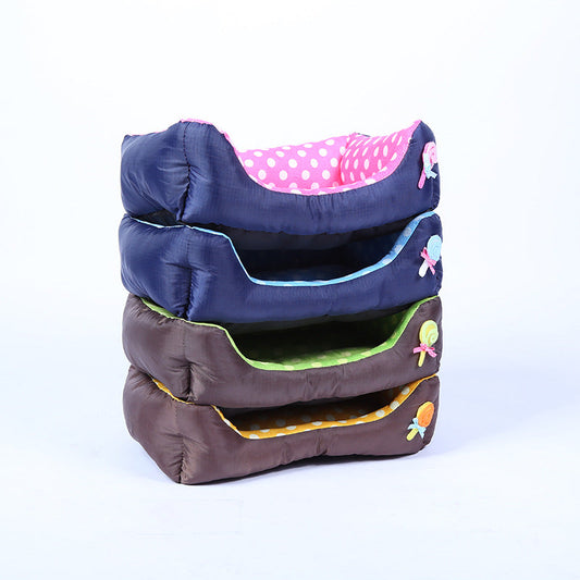 KFX-2194749 Cartoon Pet Kennel in Cotton - Available in Three Sizes: Large, Medium, Small