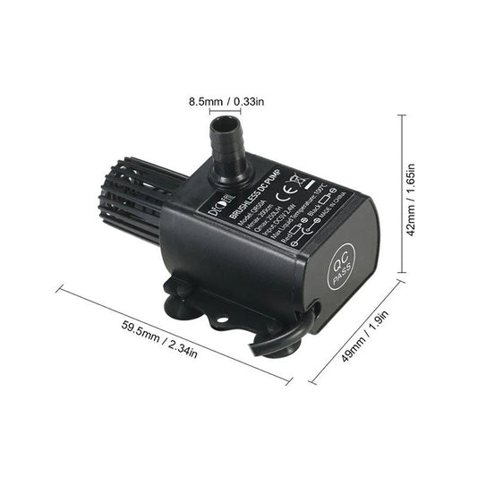 KFX-2196157 USB Submersible Water Pump with Semi-Open Impeller for Clean Water Circulation