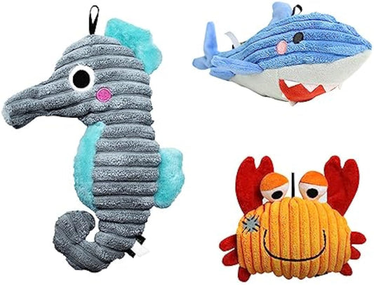 KFX-2205885 Interactive Self-Moving Dog Toy Ball with Plush Cover for Small & Medium Dogs