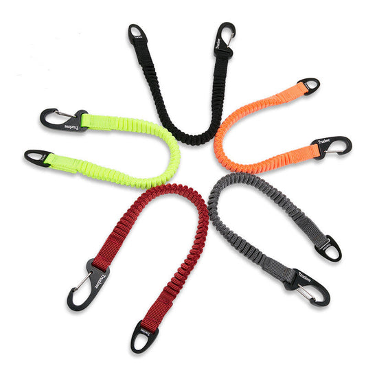 KFX-2238781 Adjustable Elastic Dog Leash with Nylon Webbing and Aluminum Alloy Clips