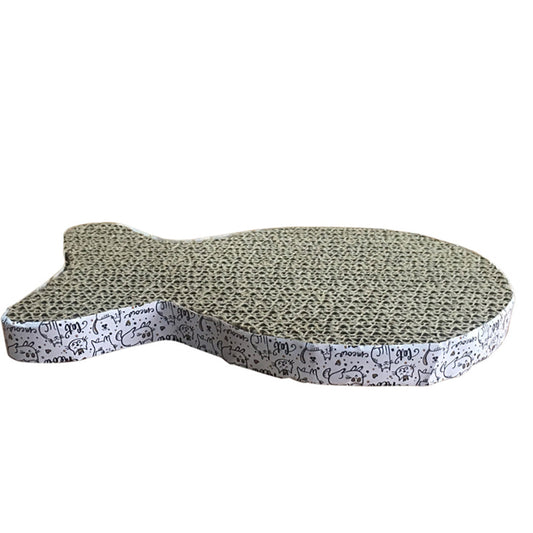 KFX-2256445 Corrugated Paper Scratcher Cat Toy - Fish, Butterfly, Cat Head Designs