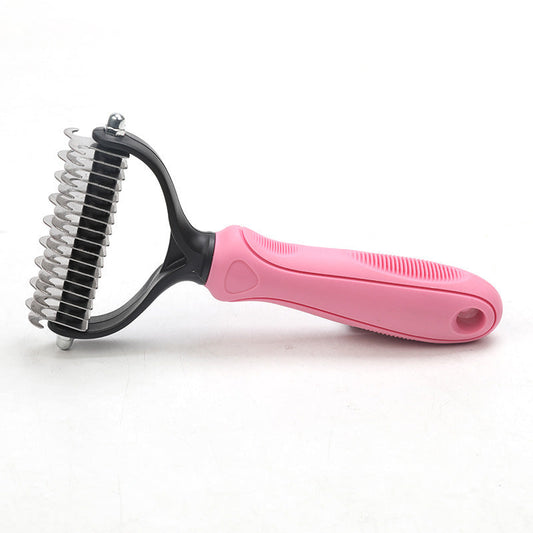 KFX-2273341 Premium Stainless Steel Pet Comb for Dogs in Various Colors