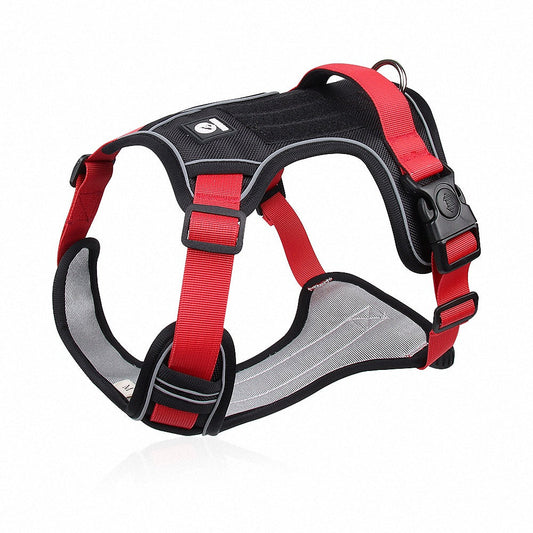 KFX-2298045 Reflective Oxford Cloth Dog Chest Strap – Adjustable & Impact-Resistant Harness for Large Dogs