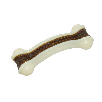KFX-2326589 Durable Foodie-Bone Cowhide & Nylon PU Toy for All Dog Types