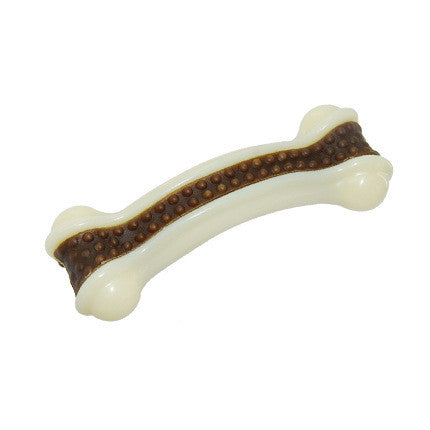 KFX-2326589 Durable Foodie-Bone Cowhide & Nylon PU Toy for All Dog Types