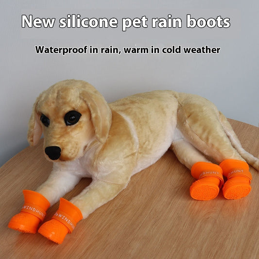 KFX-2334141 Waterproof Non-Slip Pet Boots with Soft Bottom – Available in Multiple Colors and Sizes