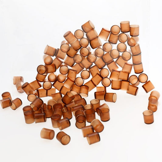 KFX-2351037 Brown Plastic Yuwang Cup for Bee Breeding - Pack of Essential Yuwang Tools
