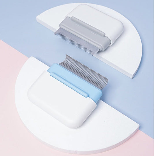 KFX-2360125 Dual-Sided Pet Hair Comb in Various Colors for Effortless Grooming