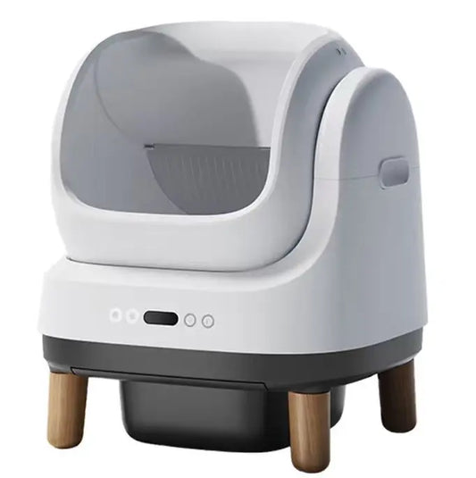 KFX-236371 Automatic Self-Cleaning Cat Litter Box with 60L Capacity and Deodorizing Features