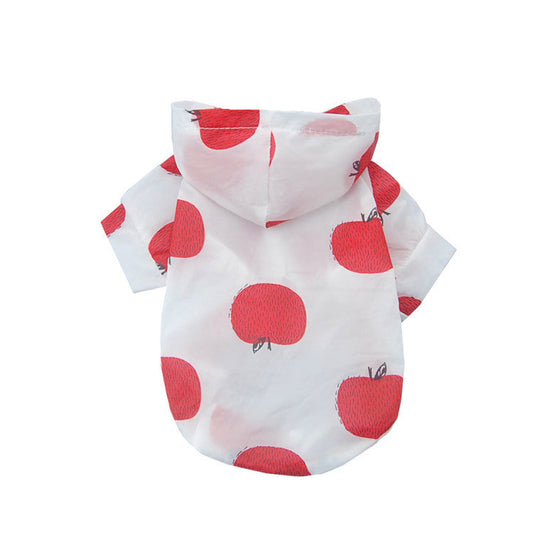KFX-2389693 Breathable Sun Protection Clothing for Dogs - Casual Style in Sydney, Apple, Pineapple, Multicolored Sizes S-XL