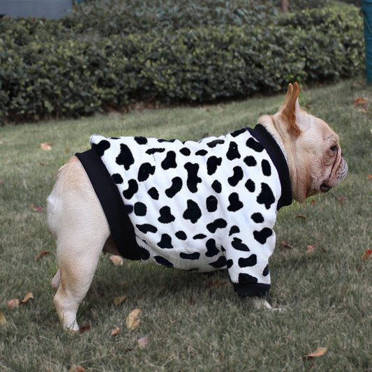 KFX-2393917 Cozy Coral Fleece Dog Pajamas for Winter - Multiple Sizes Available
