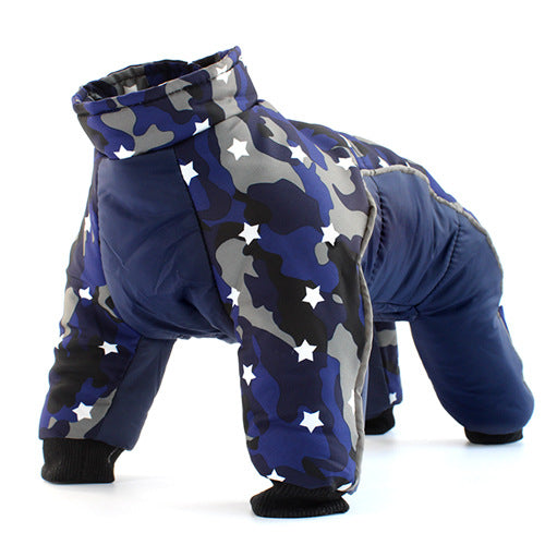 KFX-2406973 Insulated Polyester Winter Dog Clothes in Multiple Colors and Sizes