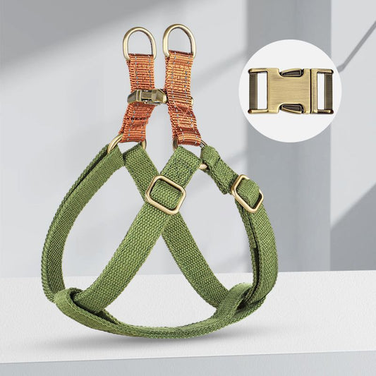 KFX-2429117 Small and Medium Dog Chest Strap for Teddy and Corgi Breeds, Adjustable ABS Material