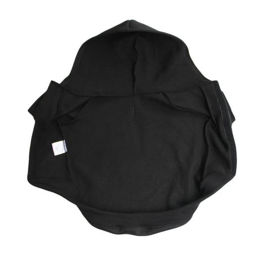 KFX-2452157 Cozy Casual Black Fleece Sweater for Autumn and Winter