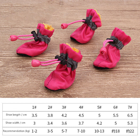 KFX-2497981 Soft Soled Cloth Pet Shoes for Dogs