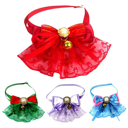KFX-2520765 Dog Tie Bell with Adjustable Webbing, Casual Style, Fits 20-36 CM, Suitable for All Seasons