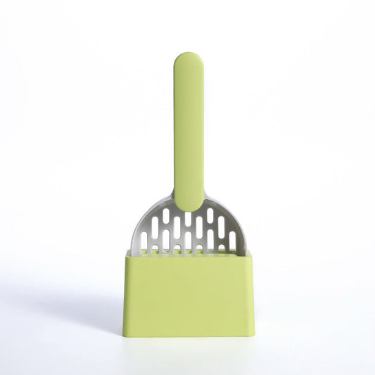 KFX-2556733 Cat Litter Scoop Set with Base - ABS Material, Multiple Color Options, 26.6 x 12.7 x 5.4 cm