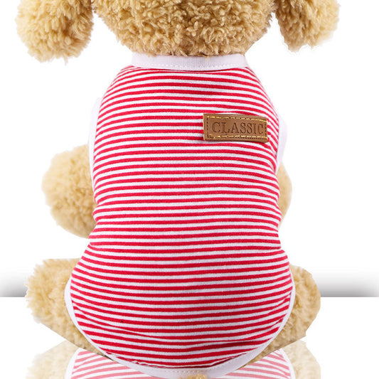 KFX-2559293 Stylish Cotton Vests for Pets in Various Designs and Sizes