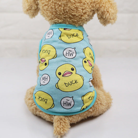 KFX-2559293 Stylish Cotton Vests for Pets in Various Designs and Sizes
