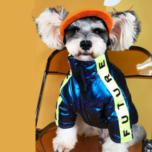 KFX-2586301 Embroidered Down Jacket for Small and Medium-Sized Dogs