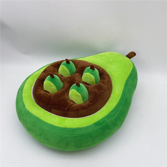KFX-2599101 Cute Green Avocado Plush Doll - Soft PP Cotton Toy, 35*30cm