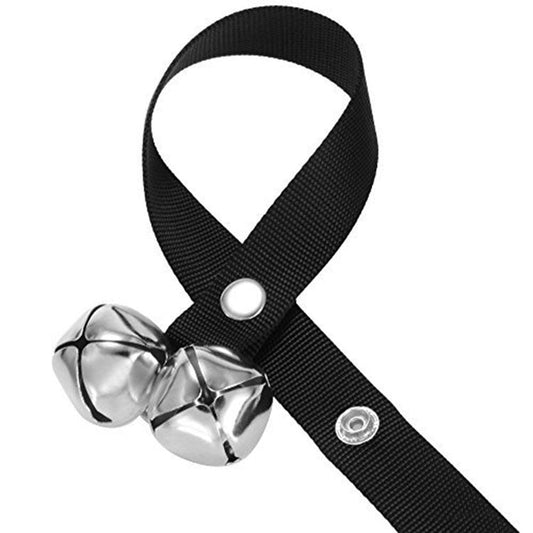 KFX-2643517 Dog Doorbell with Lanyard for Pet Training - 2.5m Cloth Leash with Bell