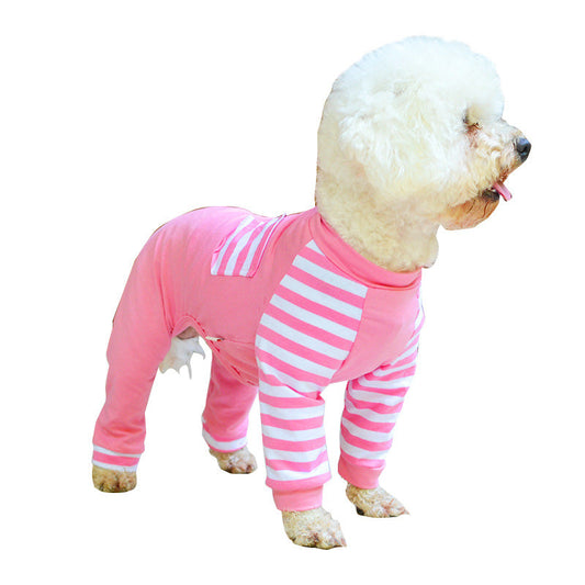 KFX-2646077 Cotton Teddy Bear Costume for Dogs - Cozy Four-Legged Outfit