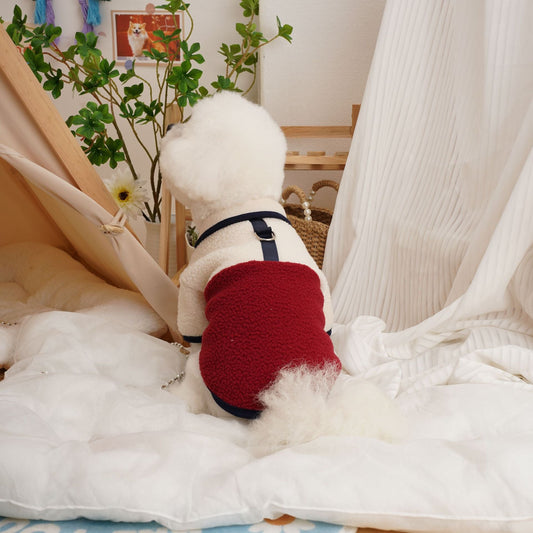 KFX-2648765 Cozy Berber Fleece Pet Sweatshirt for Autumn and Winter - Multiple Colors and Sizes Available