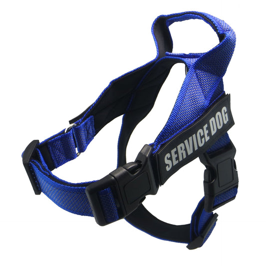 KFX-2658493 Adjustable Nylon Dog Car Safety Chest and Back Strap - Various Sizes Available
